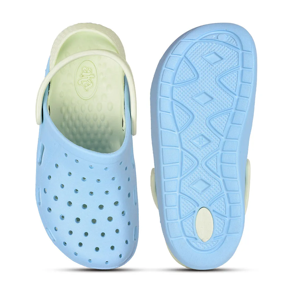 A-HA Blue Slingback Clogs For Women LPMXT-801 By Liberty