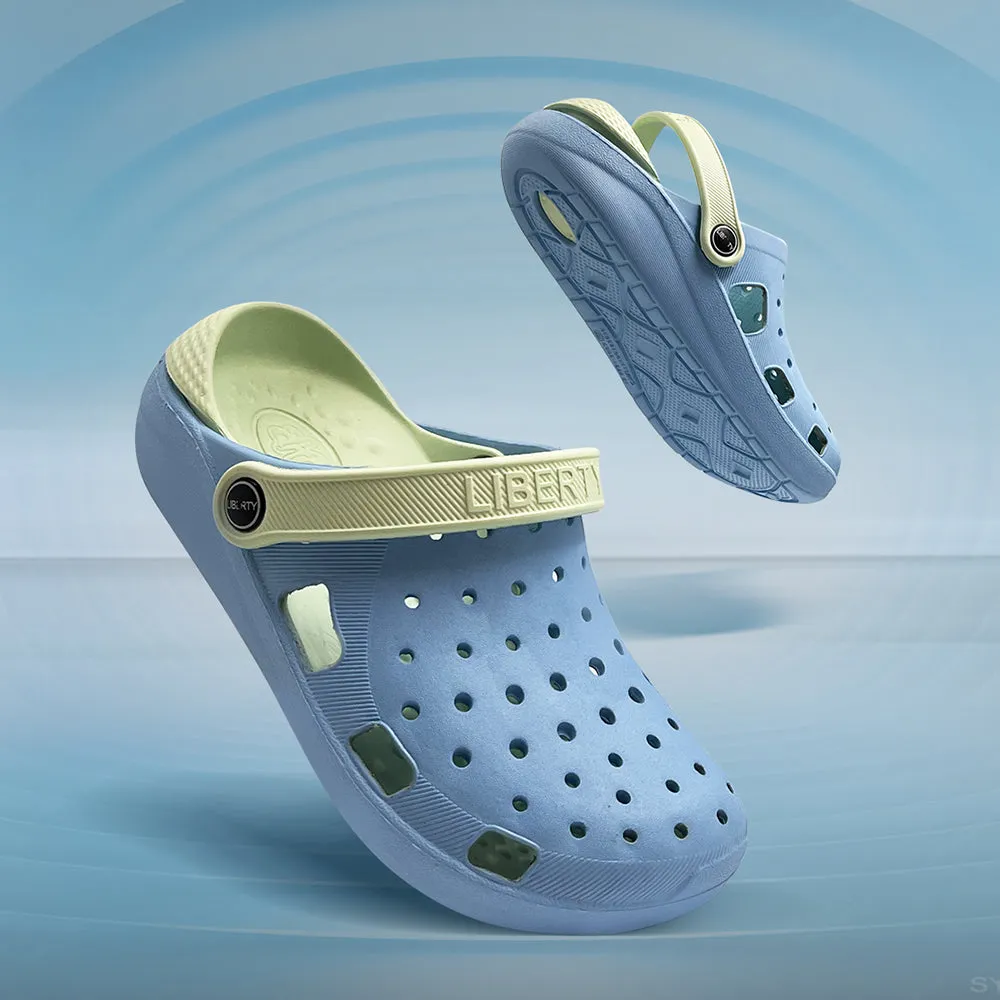 A-HA Blue Slingback Clogs For Women LPMXT-801 By Liberty