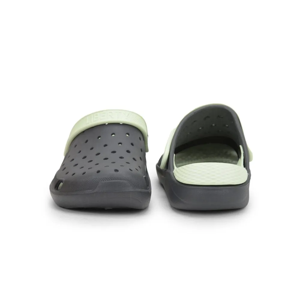 A-HA Dark Grey Slingback Clogs For Men LPMXT-800 By Liberty