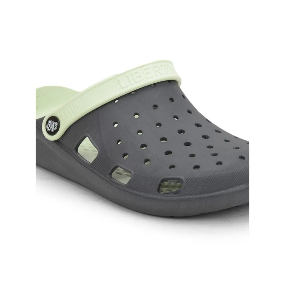 A-HA Dark Grey Slingback Clogs For Men LPMXT-800 By Liberty