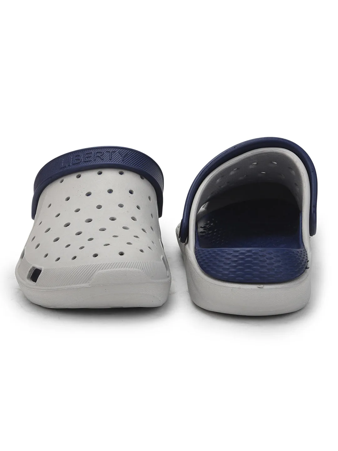 A-HA Grey Slingback Clogs For Men LPMXT-800 By Liberty
