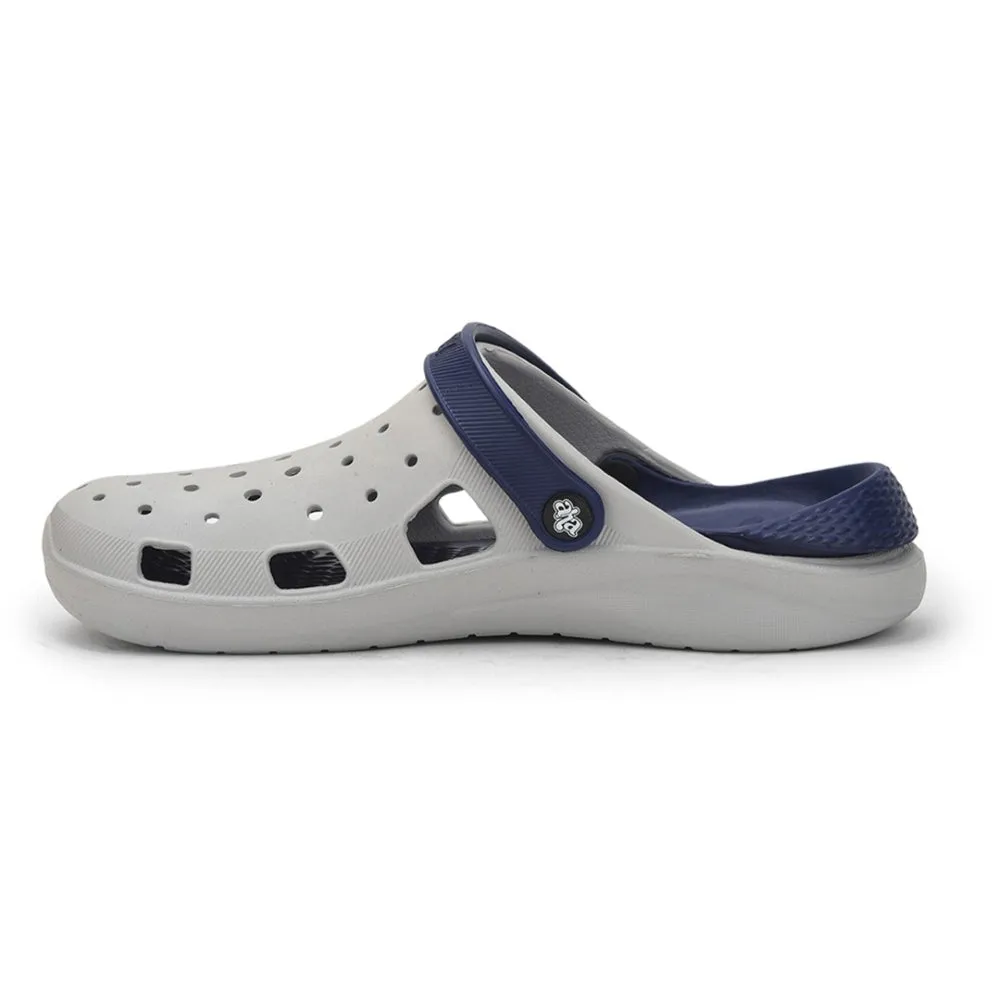 A-HA Grey Slingback Clogs For Men LPMXT-800 By Liberty