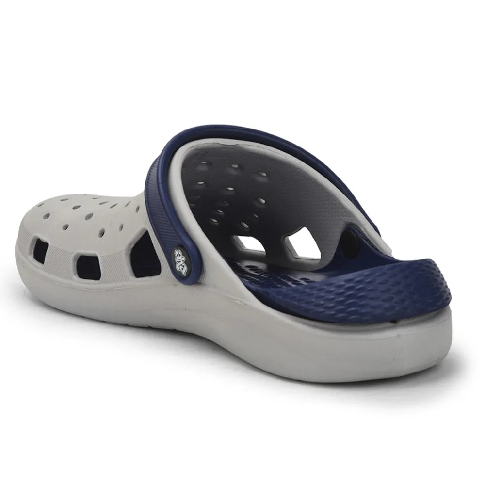 A-HA Grey Slingback Clogs For Men LPMXT-800 By Liberty