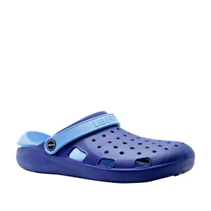 A-HA Navy Blue Slingback Clogs For Men LPMXT-800 By Liberty