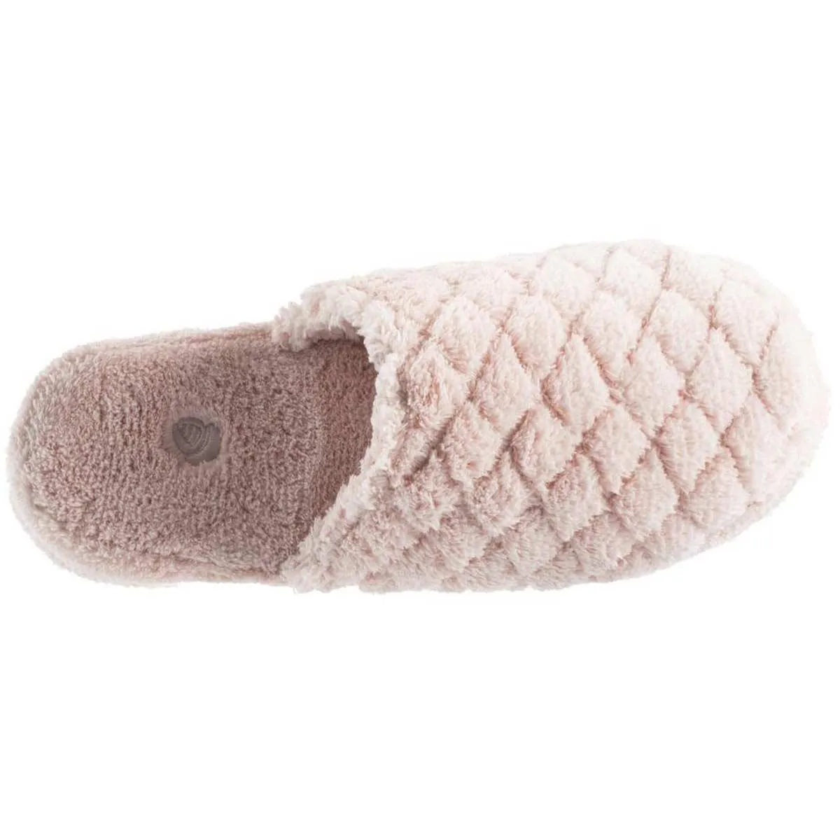Acorn Women’s Clog - Spa Quilted Stitching Pink Comfort Terry, Large | A20123PINWL