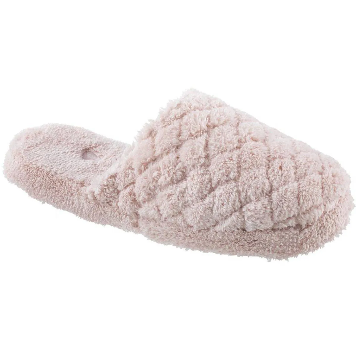 Acorn Women’s Clog - Spa Quilted Stitching Pink Comfort Terry, Small | A20123PINWS
