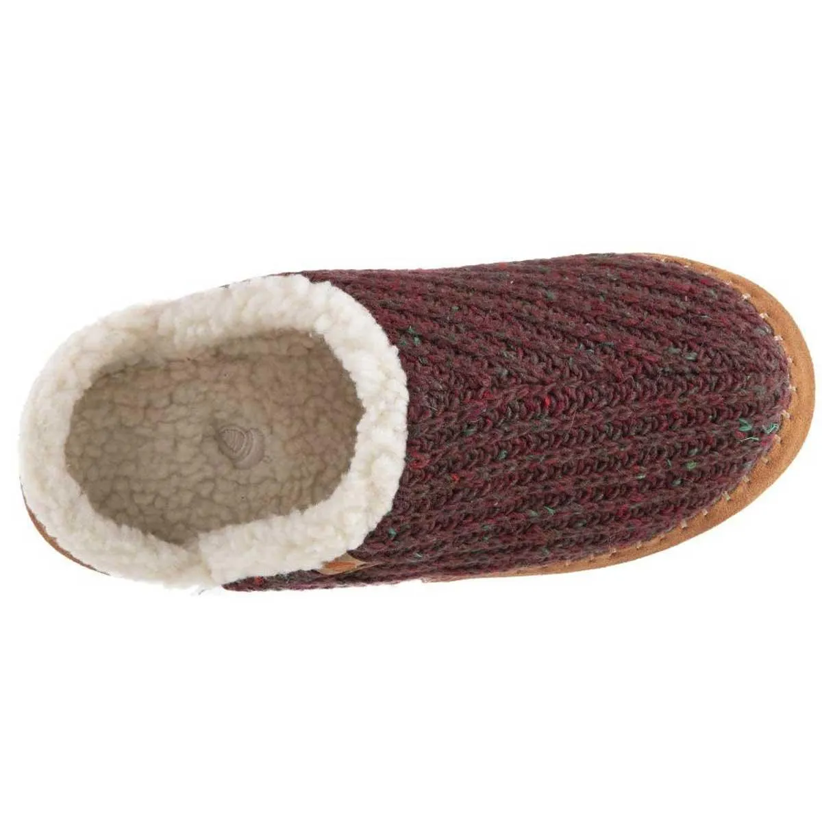 Acorn Women’s Clog - Sustainable Camden Garnet Wool Comfort, Small | A20136GARWS