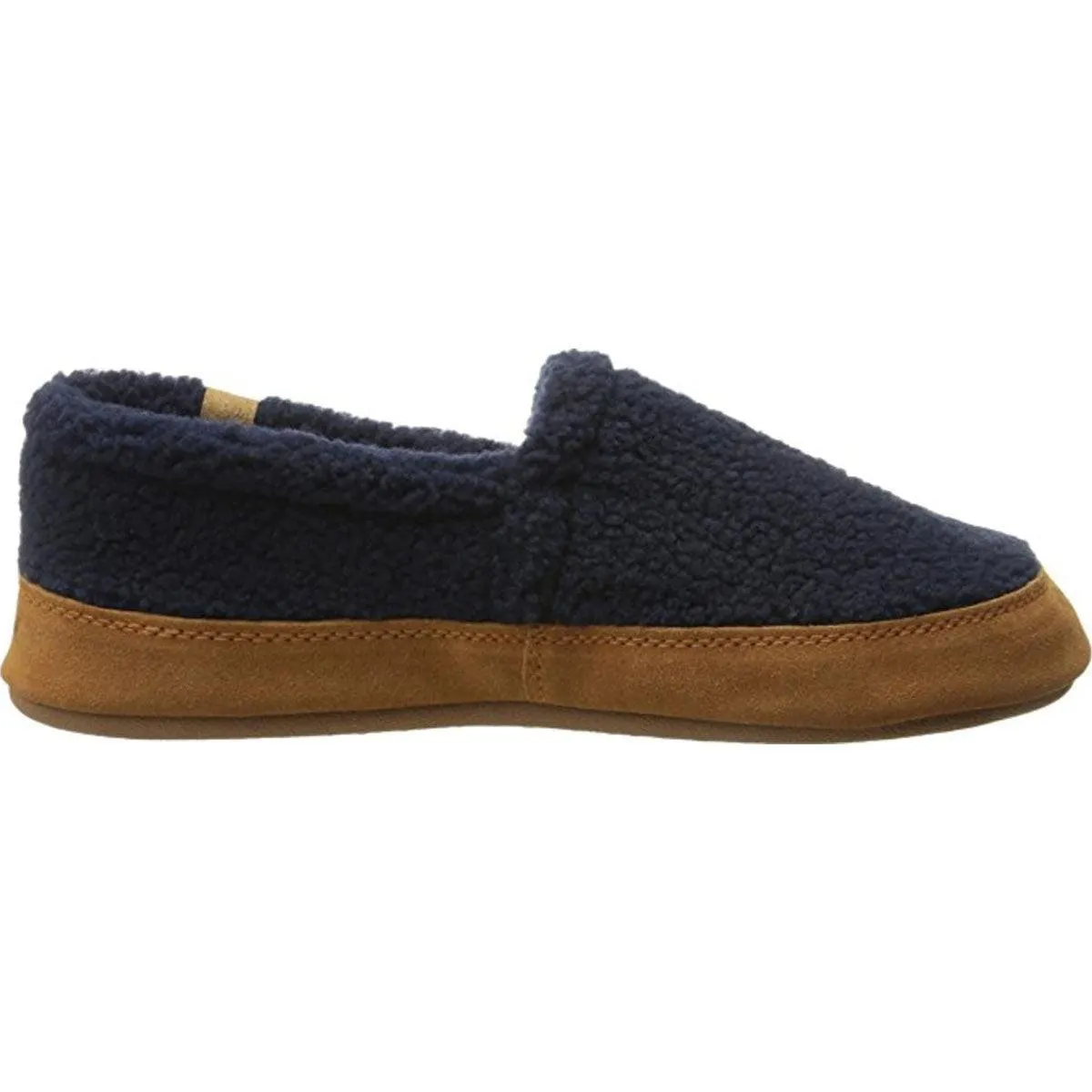 Acorn Women’s Moc Slippers - Original Cozy, Navy Popcorn, Small | A10080NPCWS