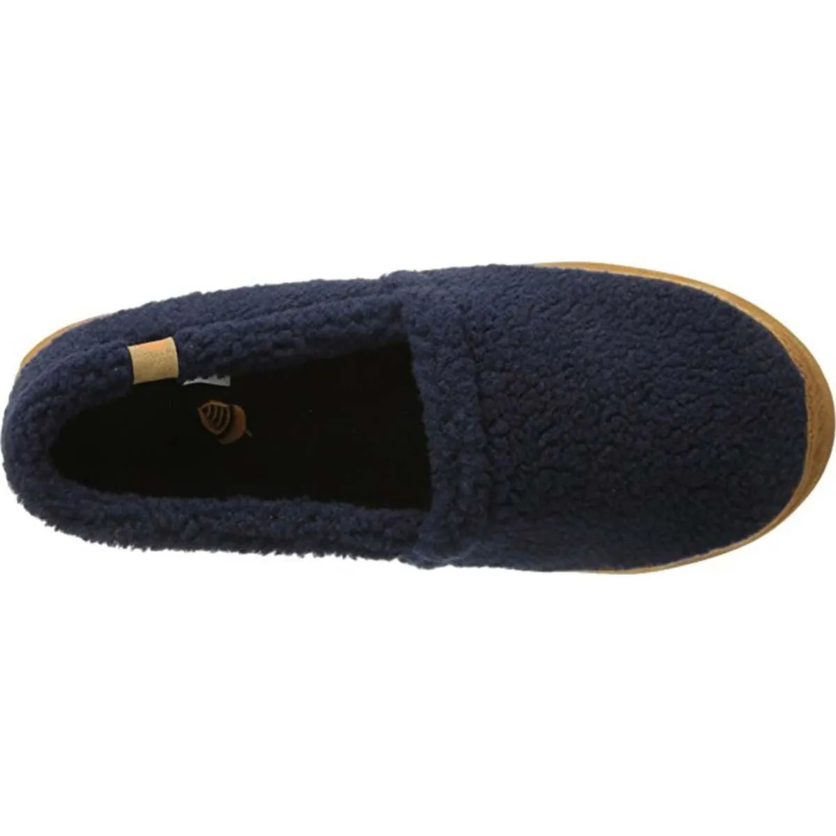 Acorn Women’s Moc Slippers - Original Cozy, Navy Popcorn, Small | A10080NPCWS