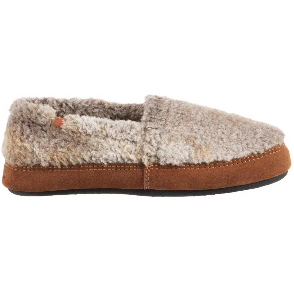 Acorn Women’s Moc Slippers - Original Non-Slip, Brown Berber, Small | A10080BOBWS