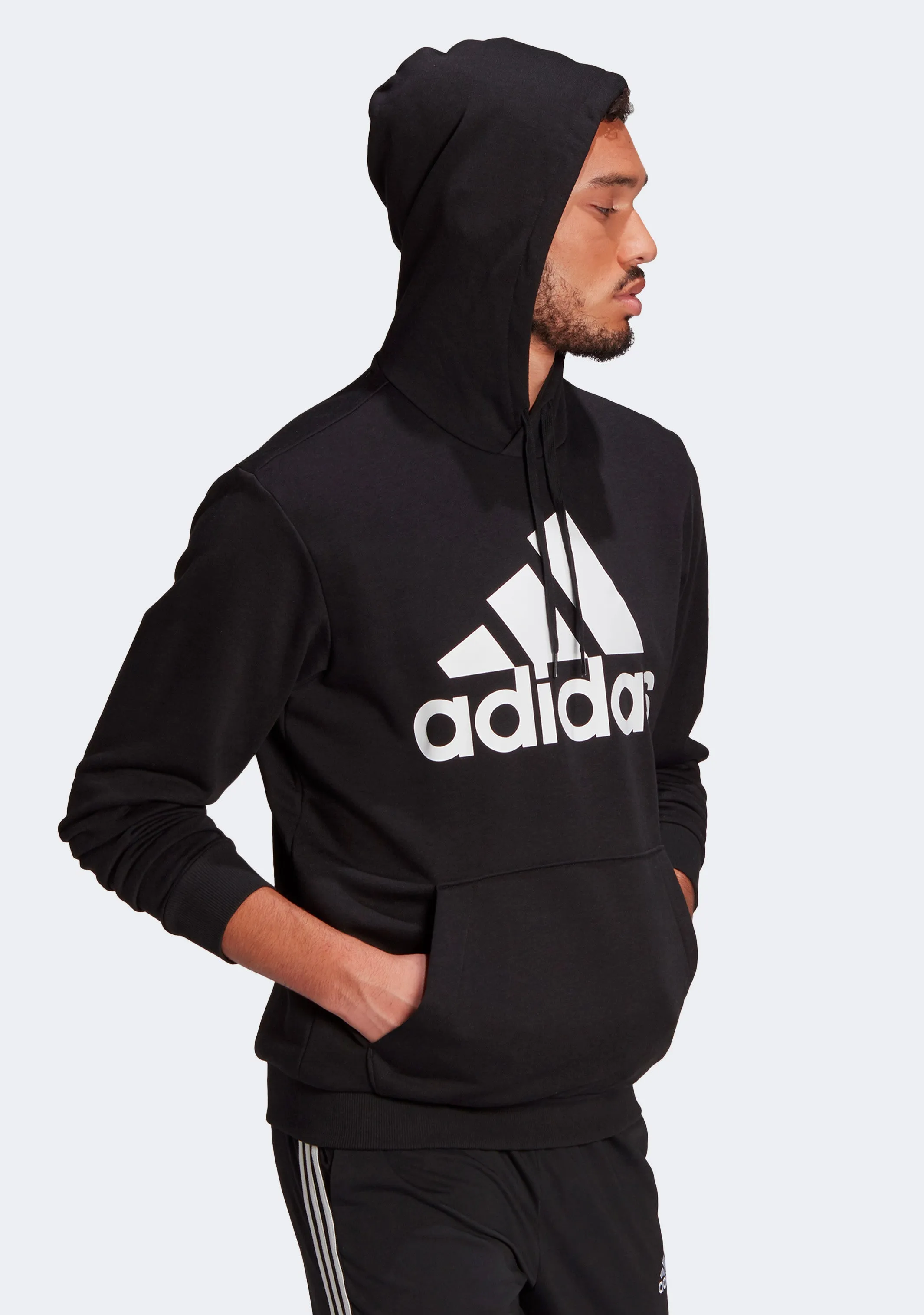 Adidas Men’s Big Logo French Terry Hoodie