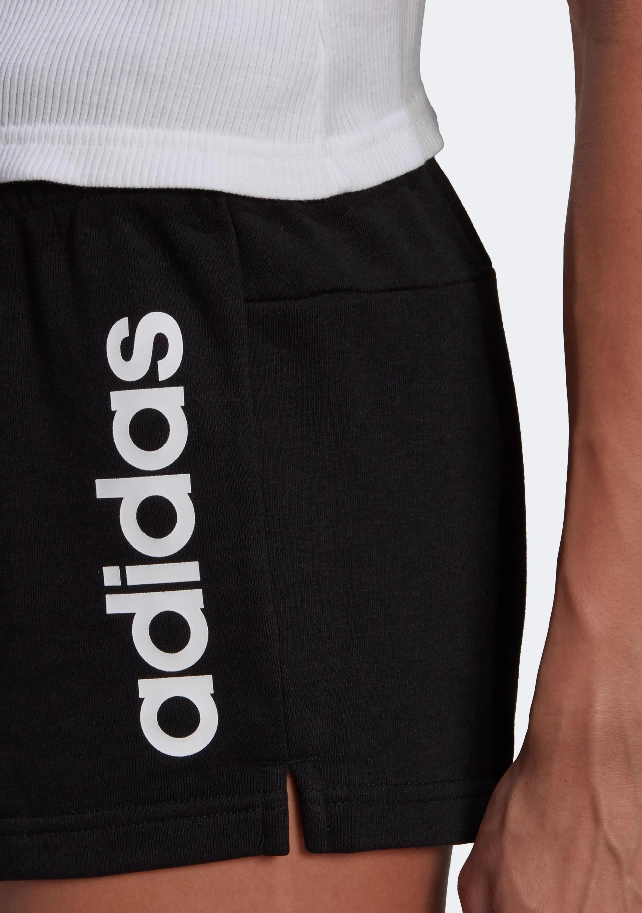 Adidas Women’s Essentials Slim Logo Shorts