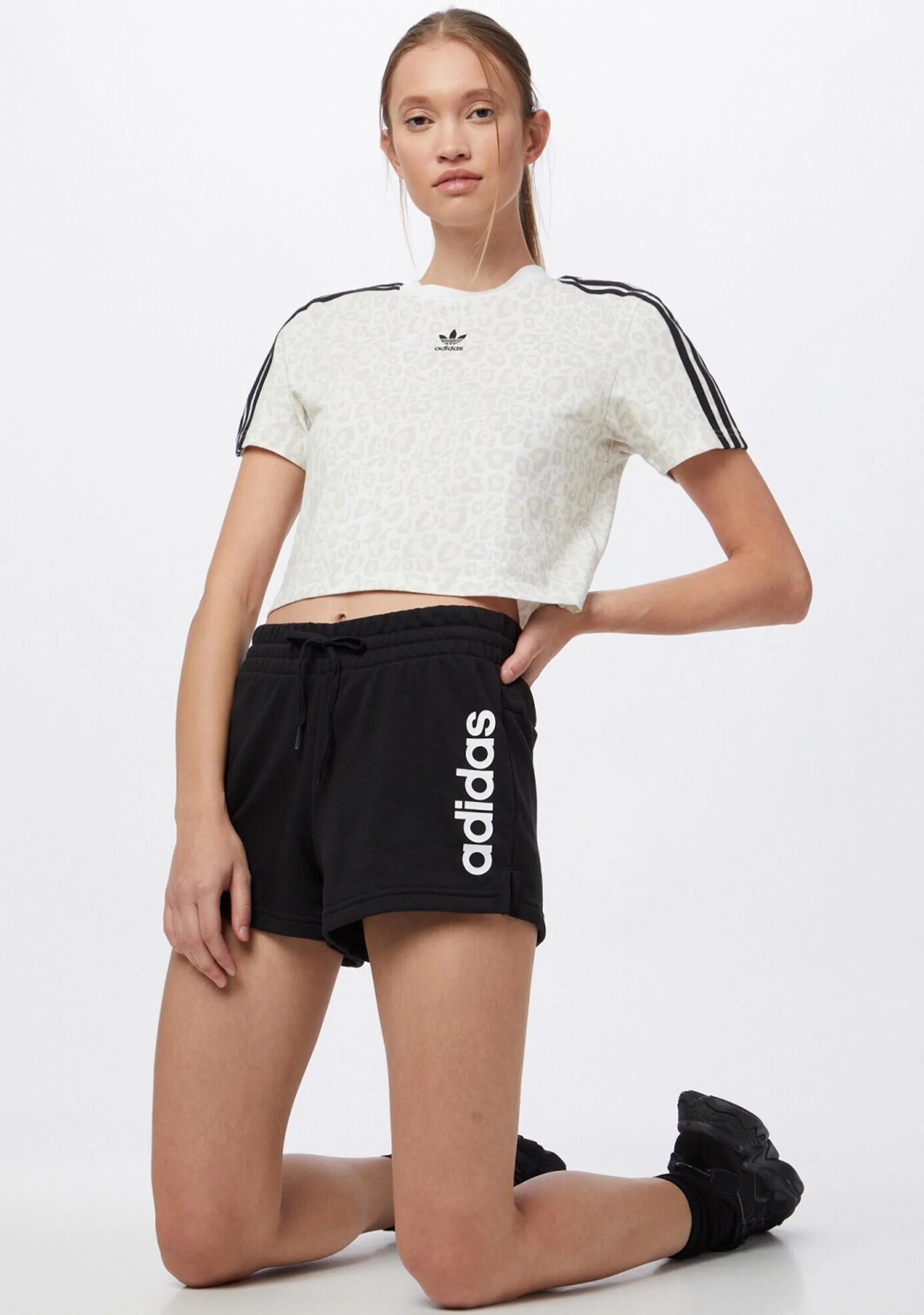 Adidas Women’s Essentials Slim Logo Shorts