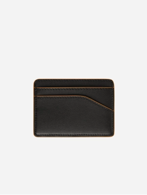 Ascent Cactus Leather Vegan Cardholder | Black