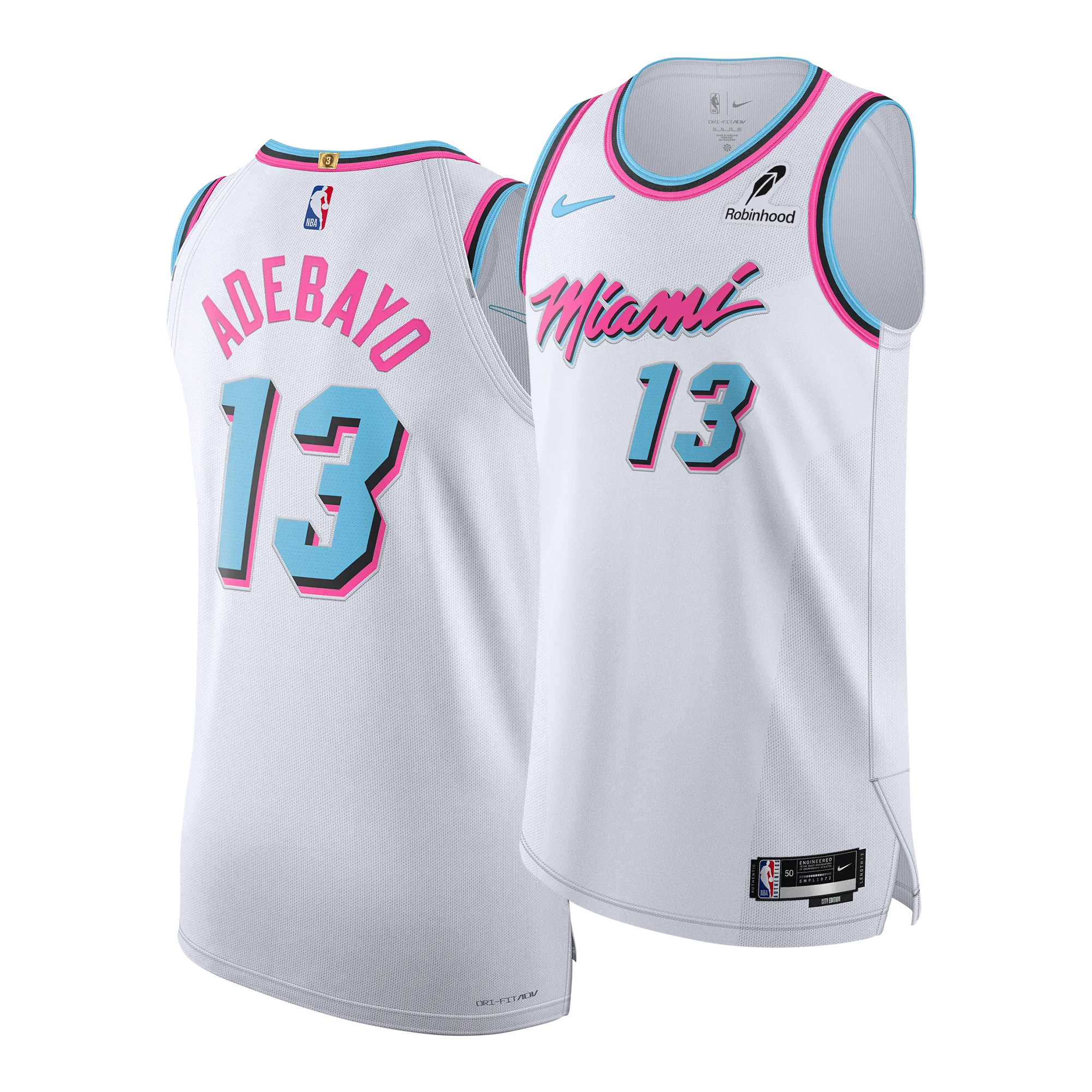 Bam Adebayo Nike Original Vice Authentic Jersey