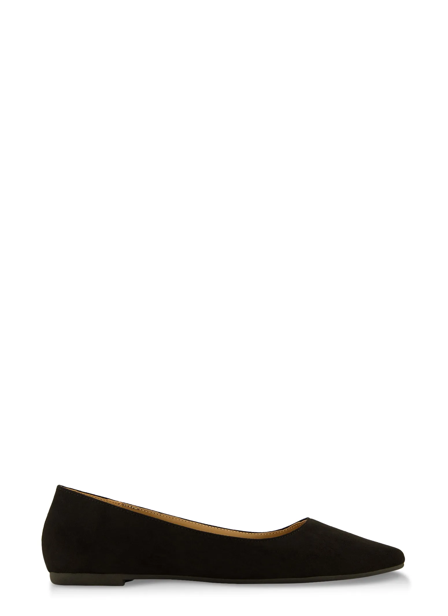 Basic Solid Pointed Toe Flats
