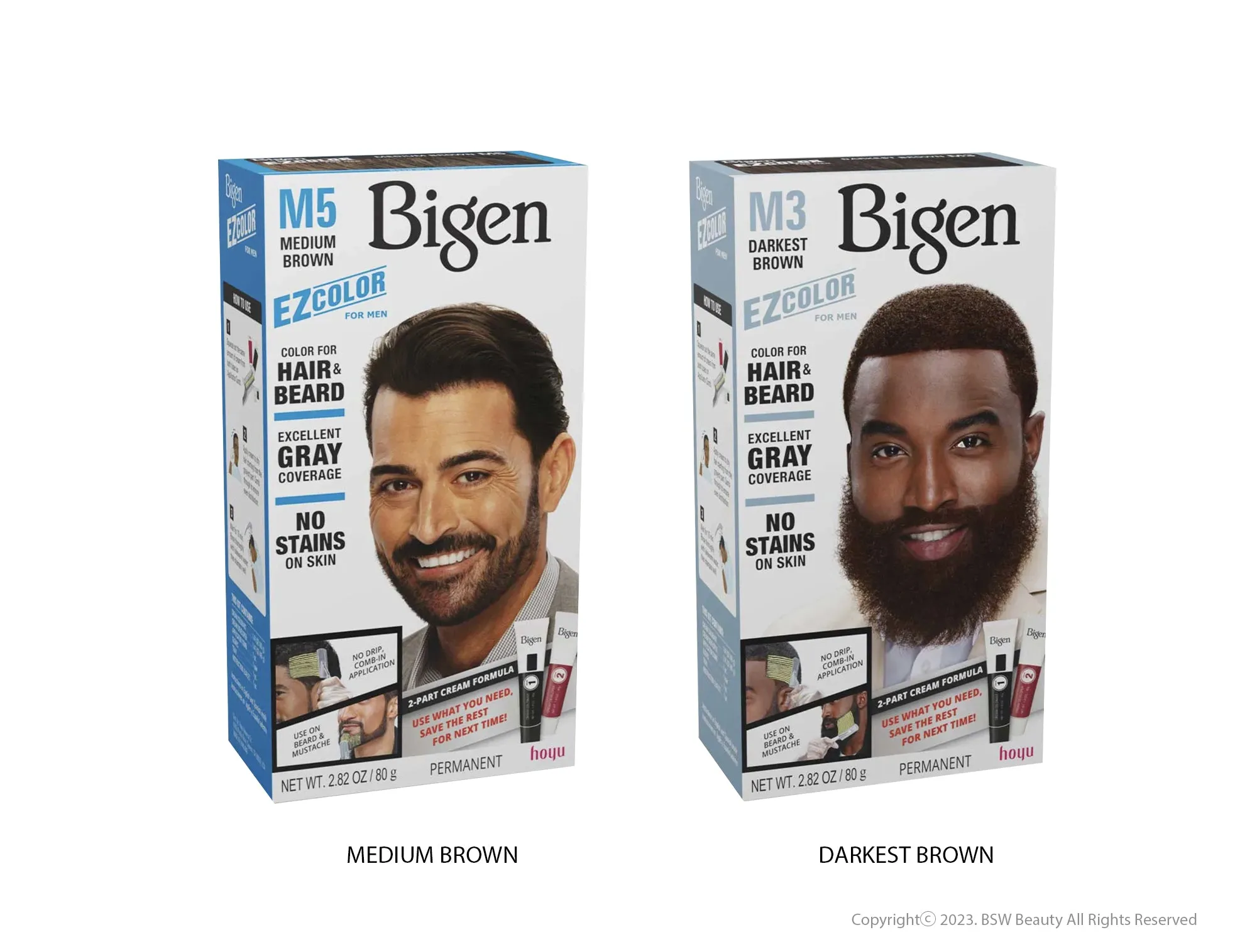 BIGEN EZ COLOR FOR MEN - 5 COLORS