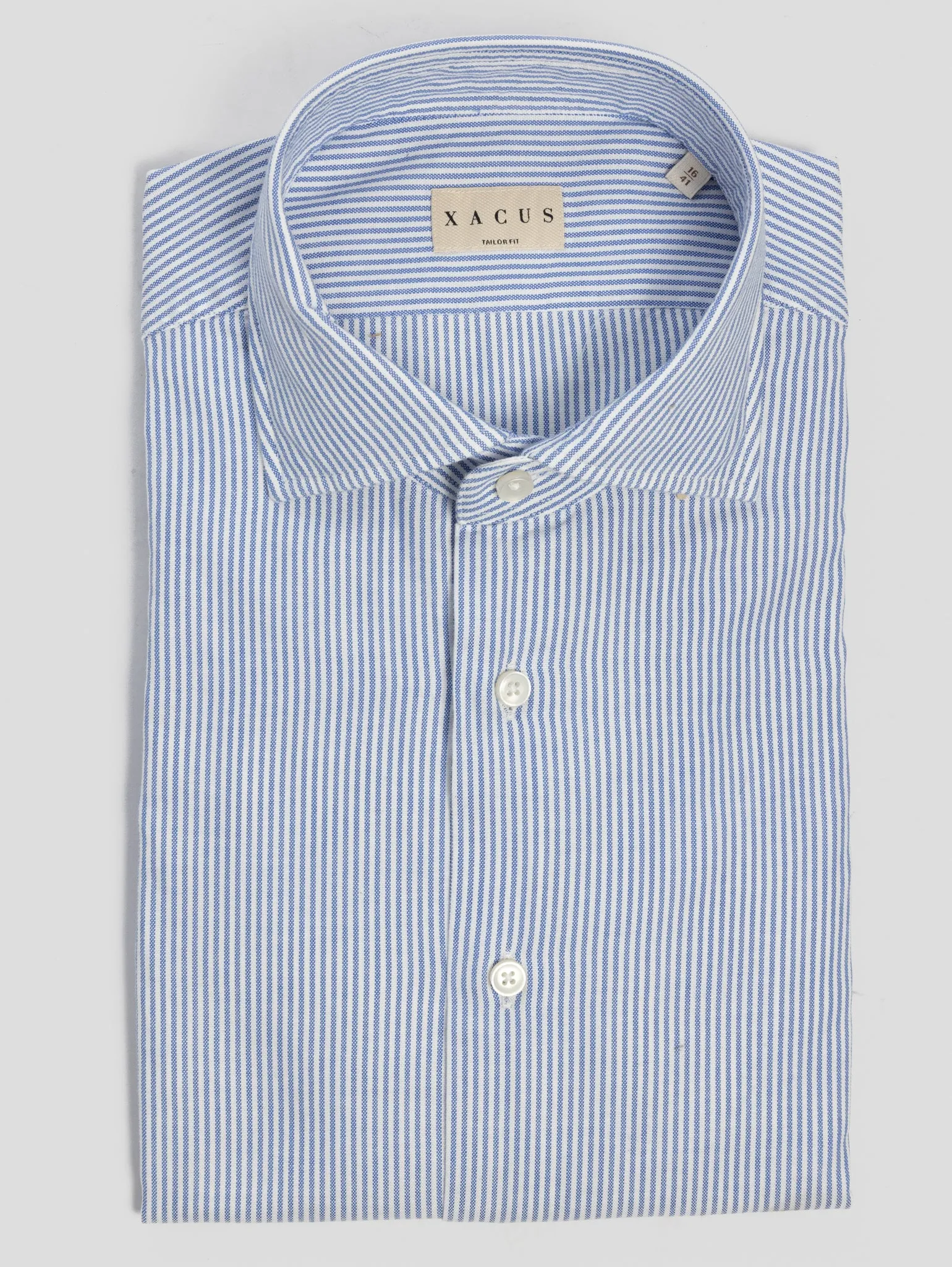 Blue/White Striped Cotton Shirt
