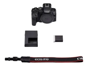 Canon EOS R10 - Digital camera - mirrorless - 24.2 MP - APS-C - 4K / 60 fps - body only - Wi-Fi, Bluetooth 5331C002