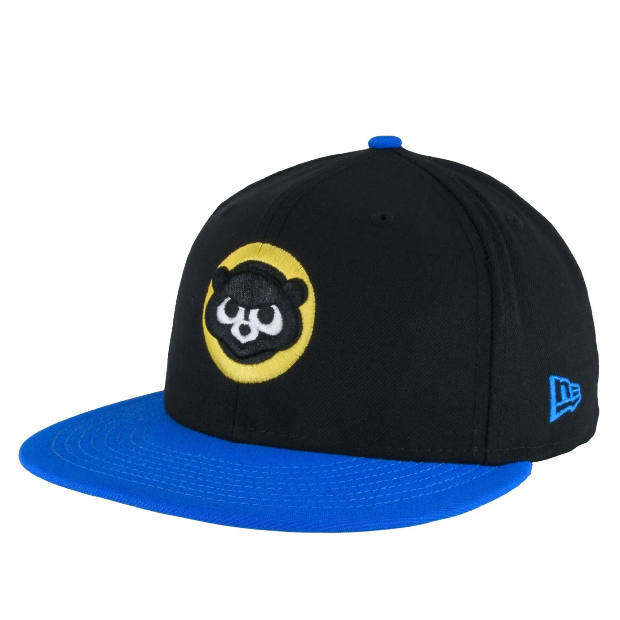 Chicago Cubs Black/Southwest Blue 1990 ASG New Era 59FIFTY Fitted Hat
