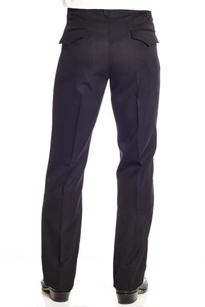 Circle S Mens Black Western Poly Blend Ranch Dress Pant 34
