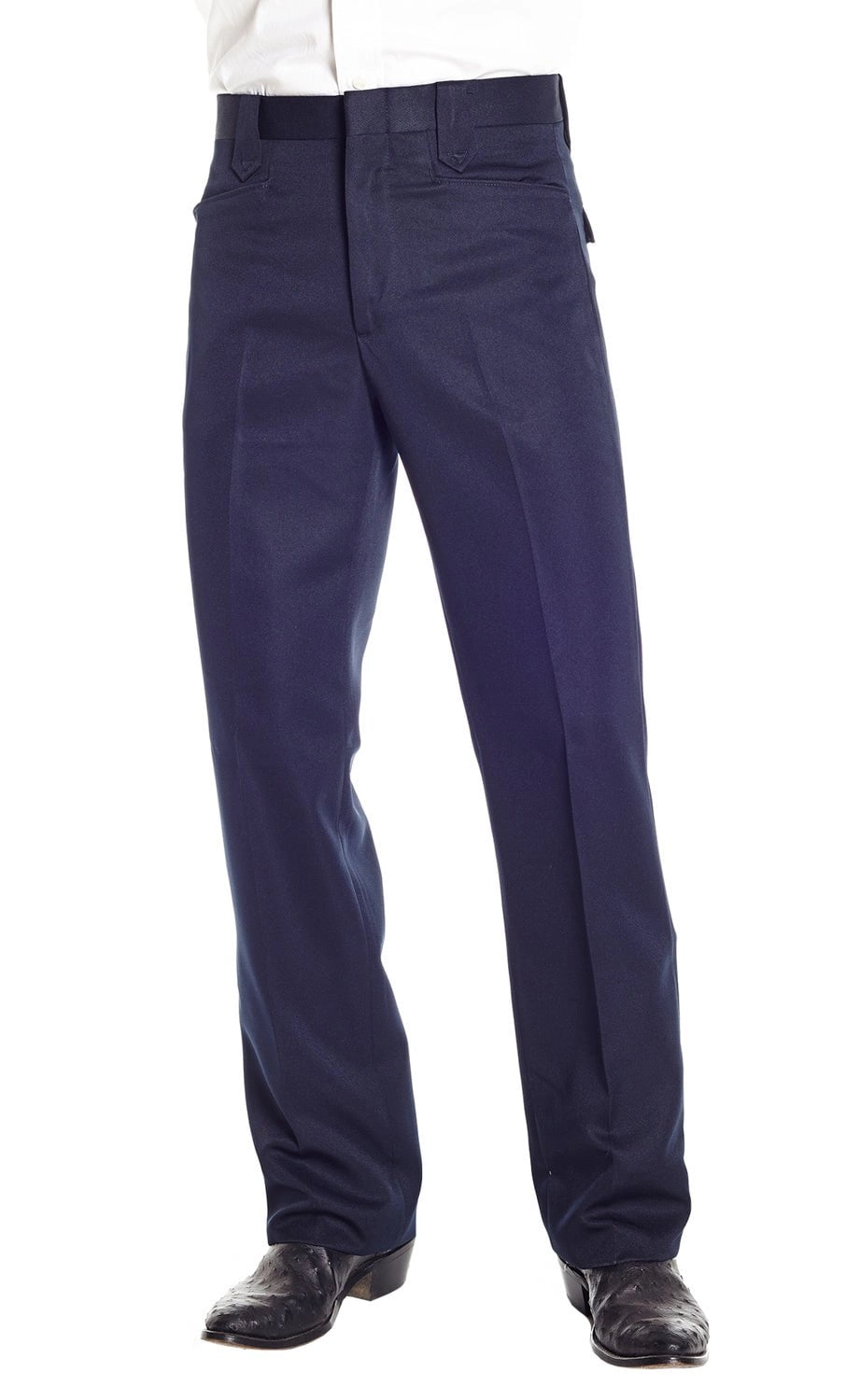 Circle S Mens Navy Polyester Ranch Dress Pants 42
