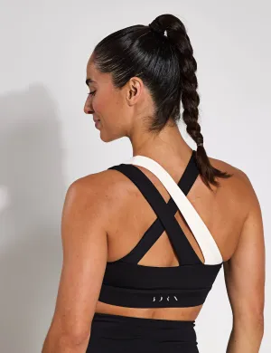 Cleo Bra - Black/White Chalk