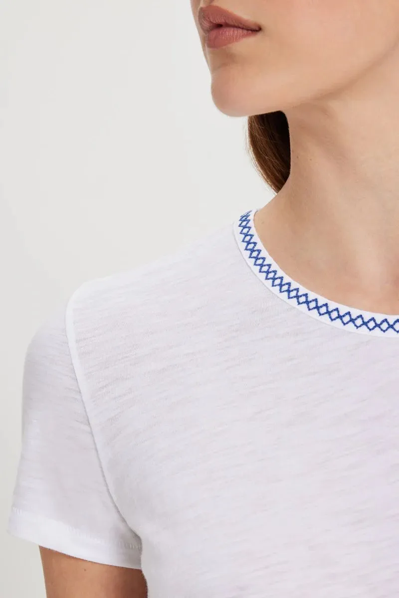 Ella Embroidered Tee