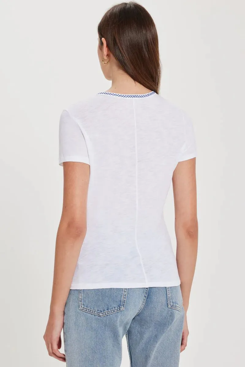 Ella Embroidered Tee
