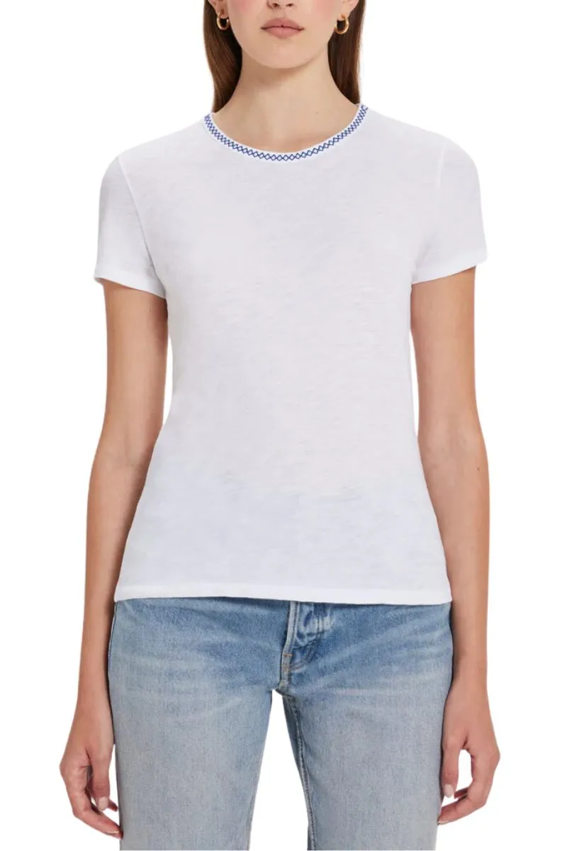 Ella Embroidered Tee