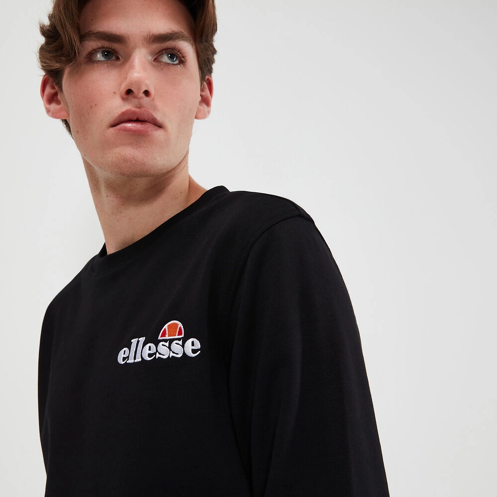 ELLESSE MEN'S FIERRO BLACK SWEATSHIRT