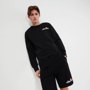ELLESSE MEN'S FIERRO BLACK SWEATSHIRT