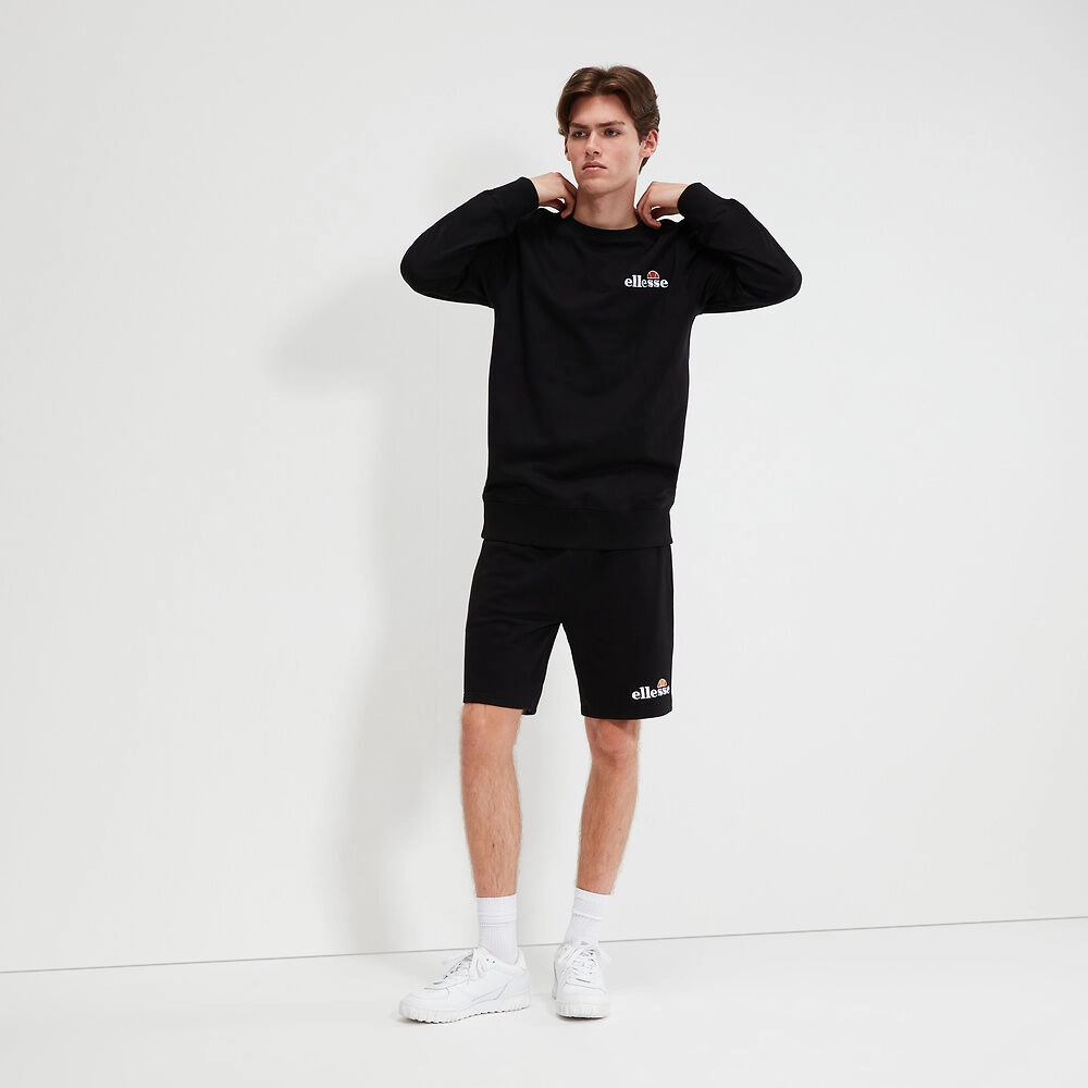 ELLESSE MEN'S FIERRO BLACK SWEATSHIRT