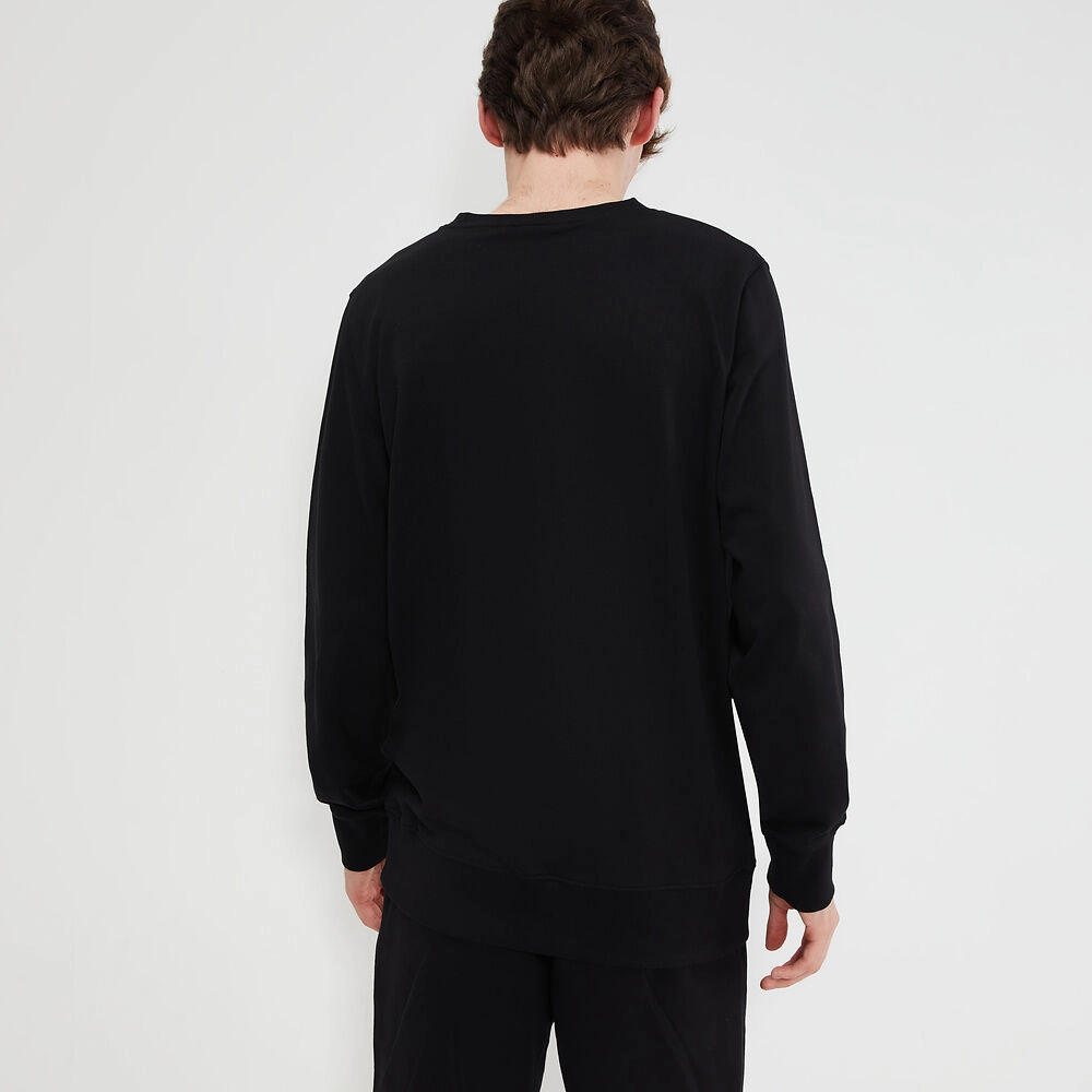 ELLESSE MEN'S FIERRO BLACK SWEATSHIRT