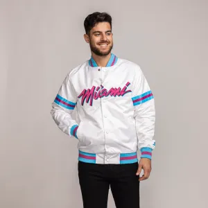 G-III Sports Miami HEAT Original Vice Varsity Jacket