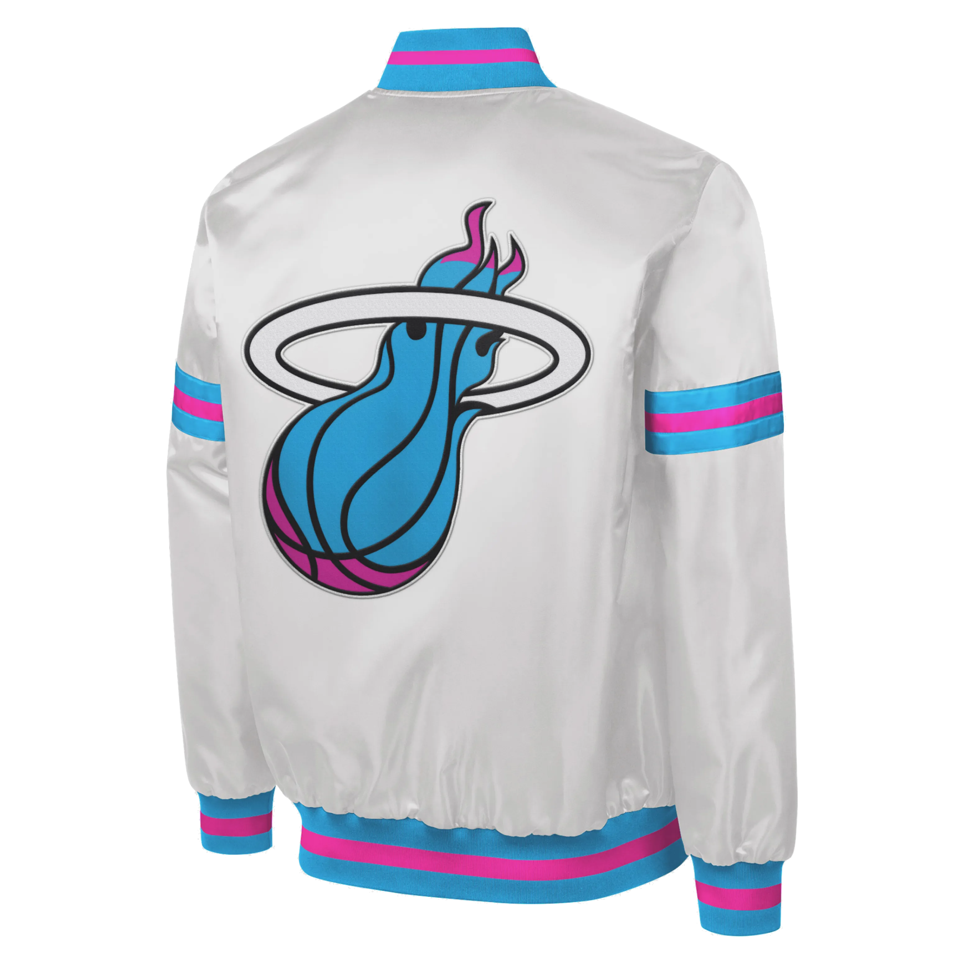 G-III Sports Miami HEAT Original Vice Varsity Jacket