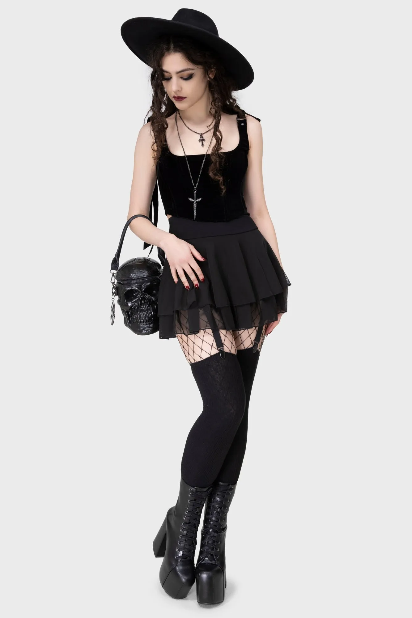 Grave Digger Skull Handbag [B]