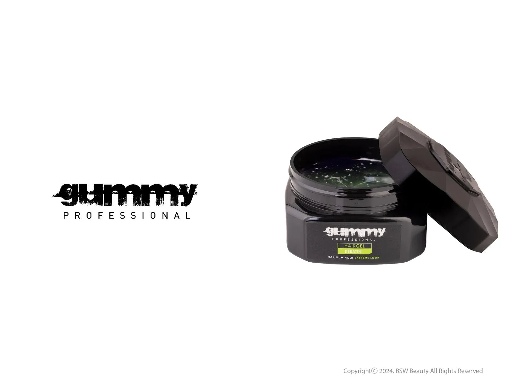 GUMMY HAIR GEL MAXIMUM HOLD - KERATIN