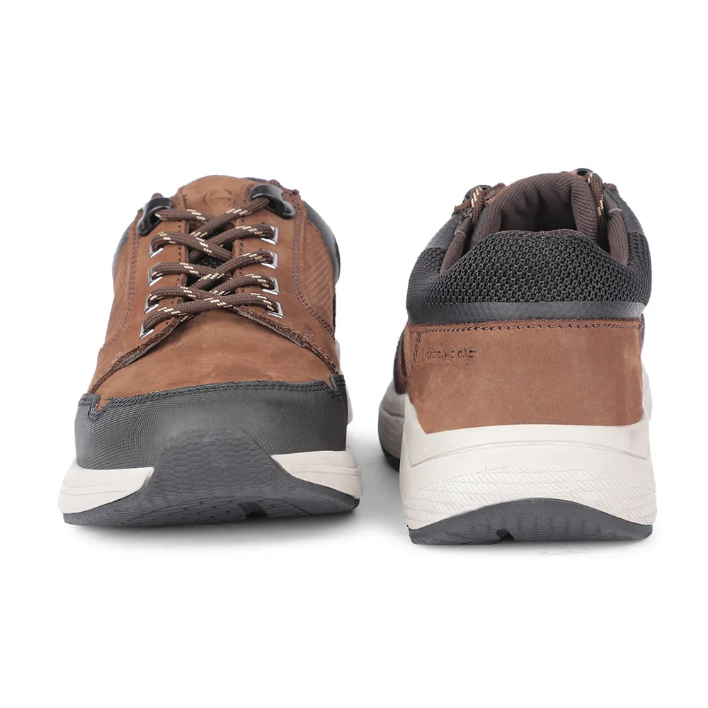 Healers Casual Brown Lacing Shoes For Men A576-05 By Liberty