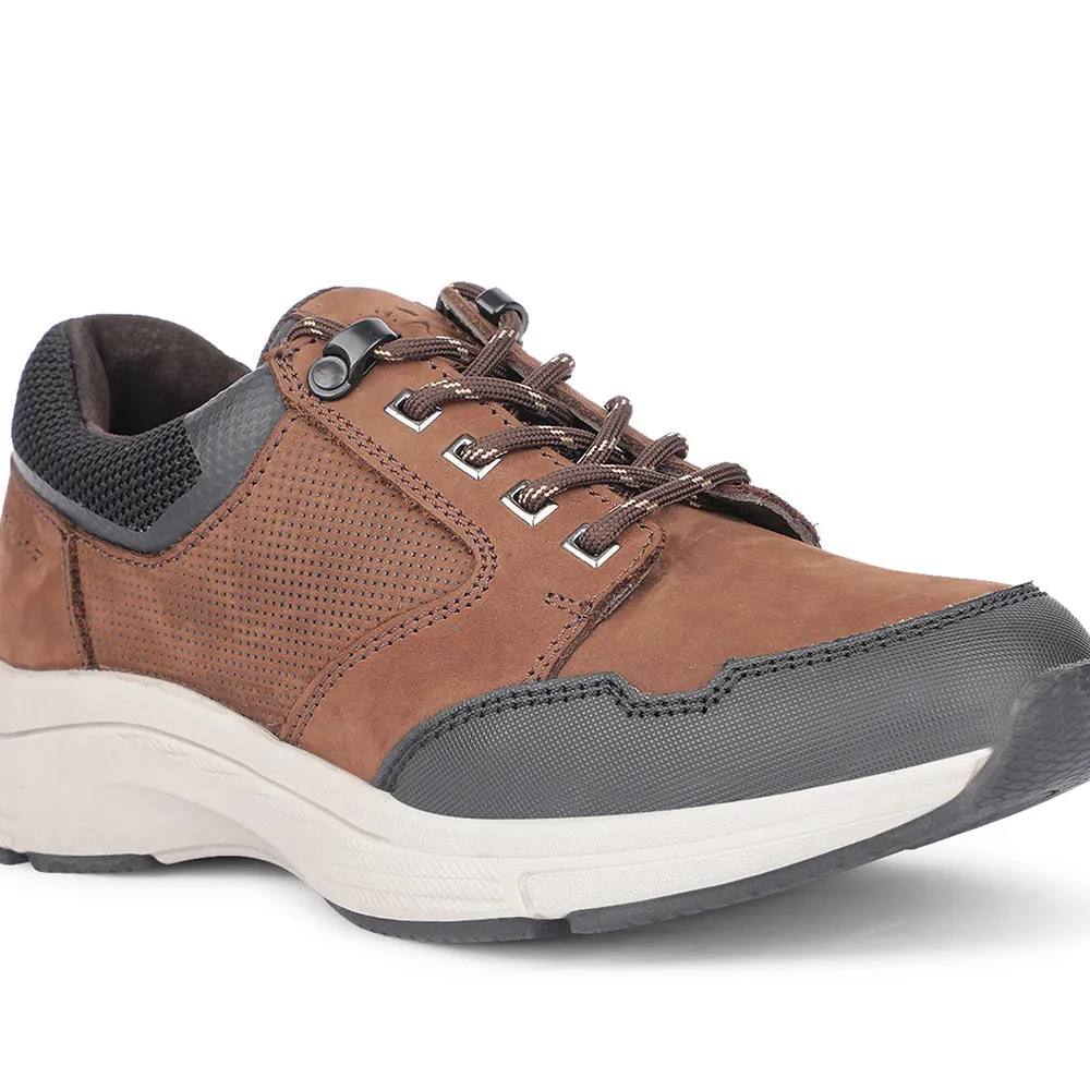 Healers Casual Brown Lacing Shoes For Men A576-05 By Liberty