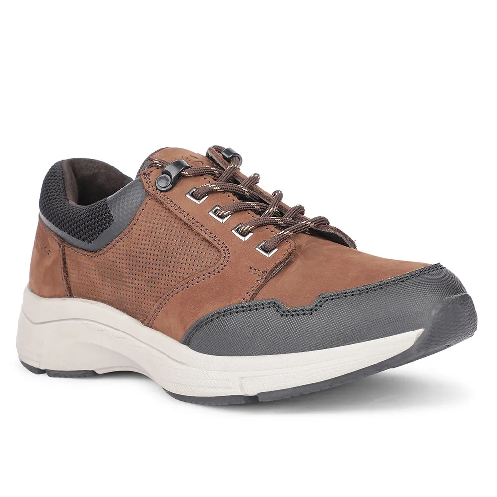 Healers Casual Brown Lacing Shoes For Men A576-05 By Liberty