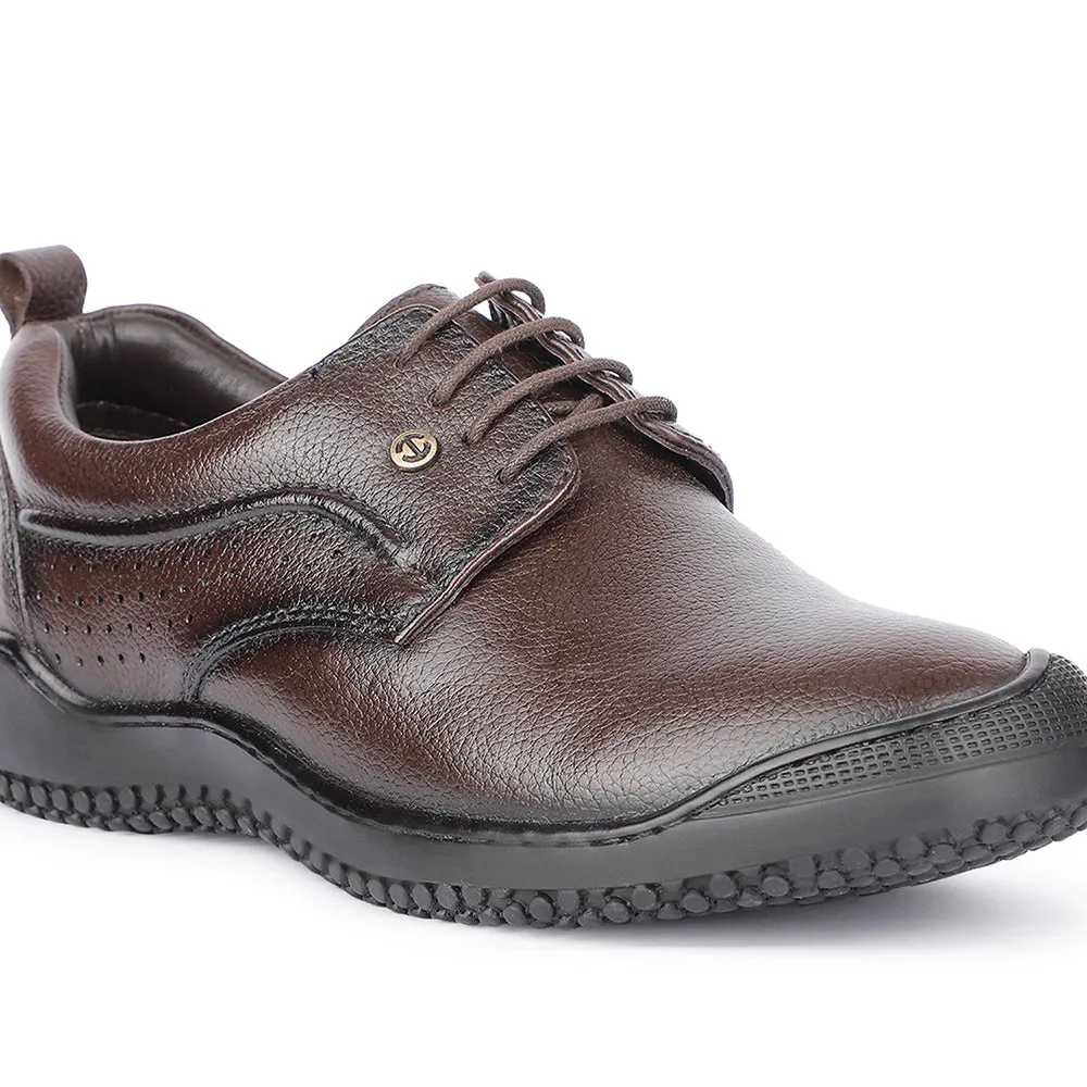 Healers Casual Brown Lacing Shoes For Men B049-01 By Liberty
