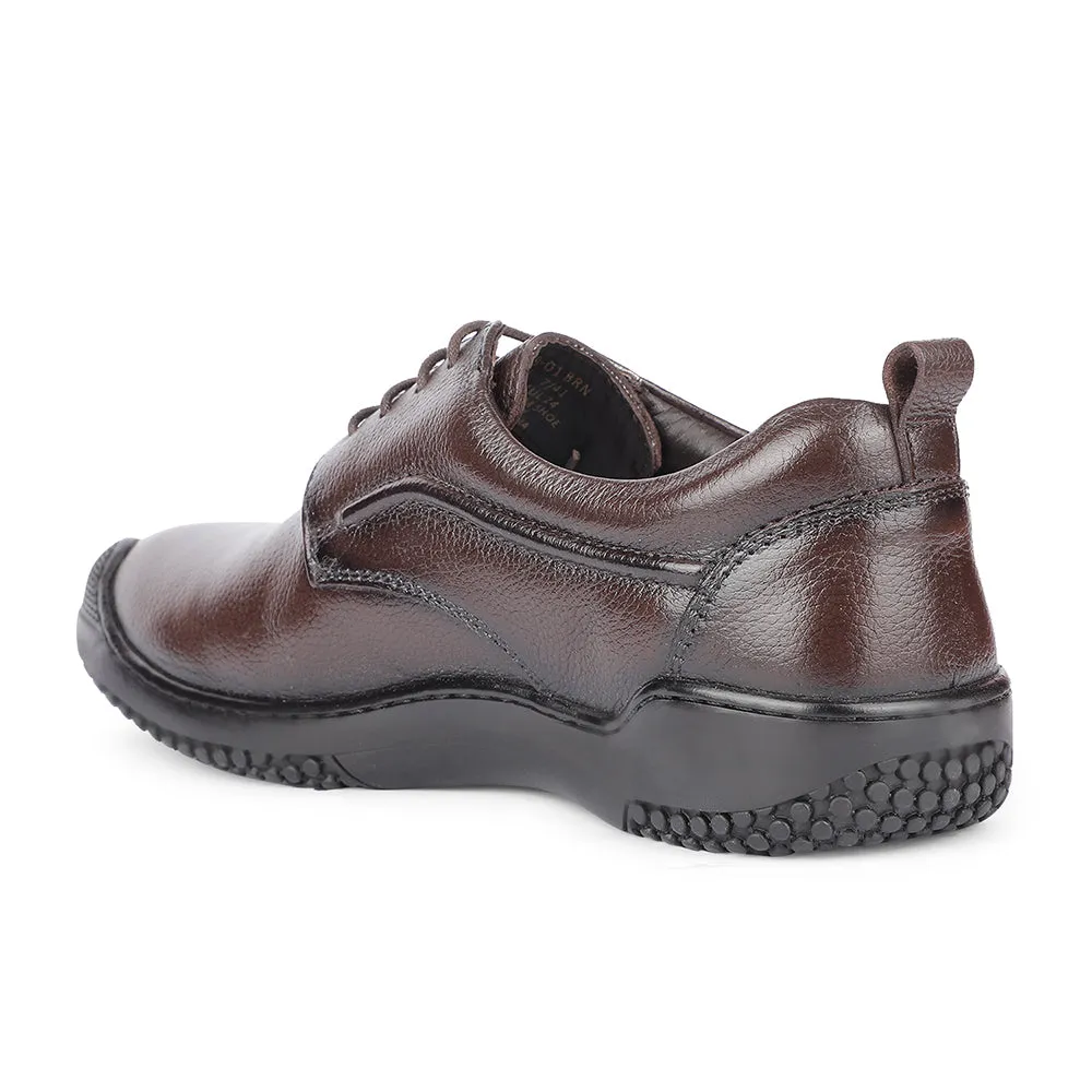 Healers Casual Brown Lacing Shoes For Men B049-01 By Liberty