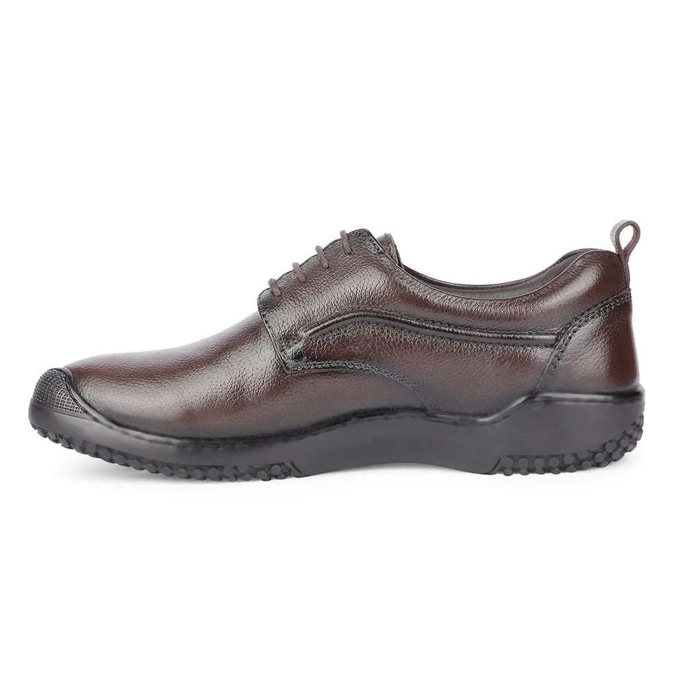 Healers Casual Brown Lacing Shoes For Men B049-01 By Liberty