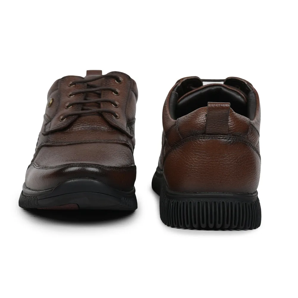 Healers Casual (D.BROWN) Lace-Up Shoes For Men DTL-80 By Liberty