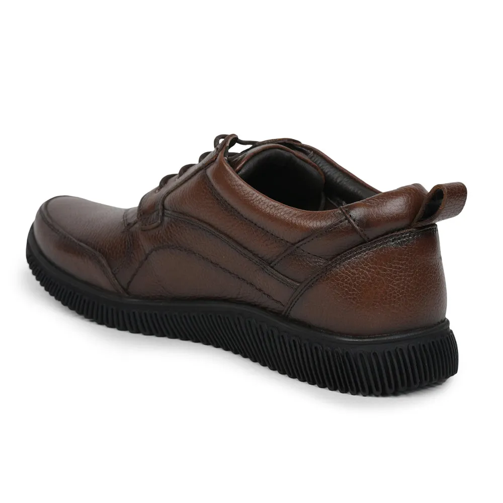 Healers Casual (D.BROWN) Lace-Up Shoes For Men DTL-80 By Liberty