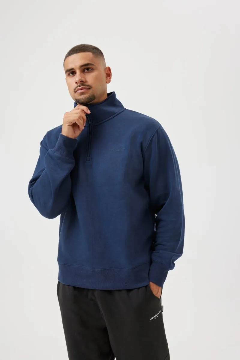 INSPORT MEN'S ALASKA QUARTER ZIP TOP NAVY