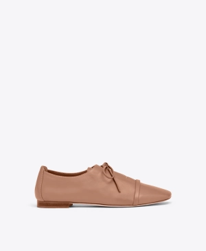 Jean Blush Leather Flats