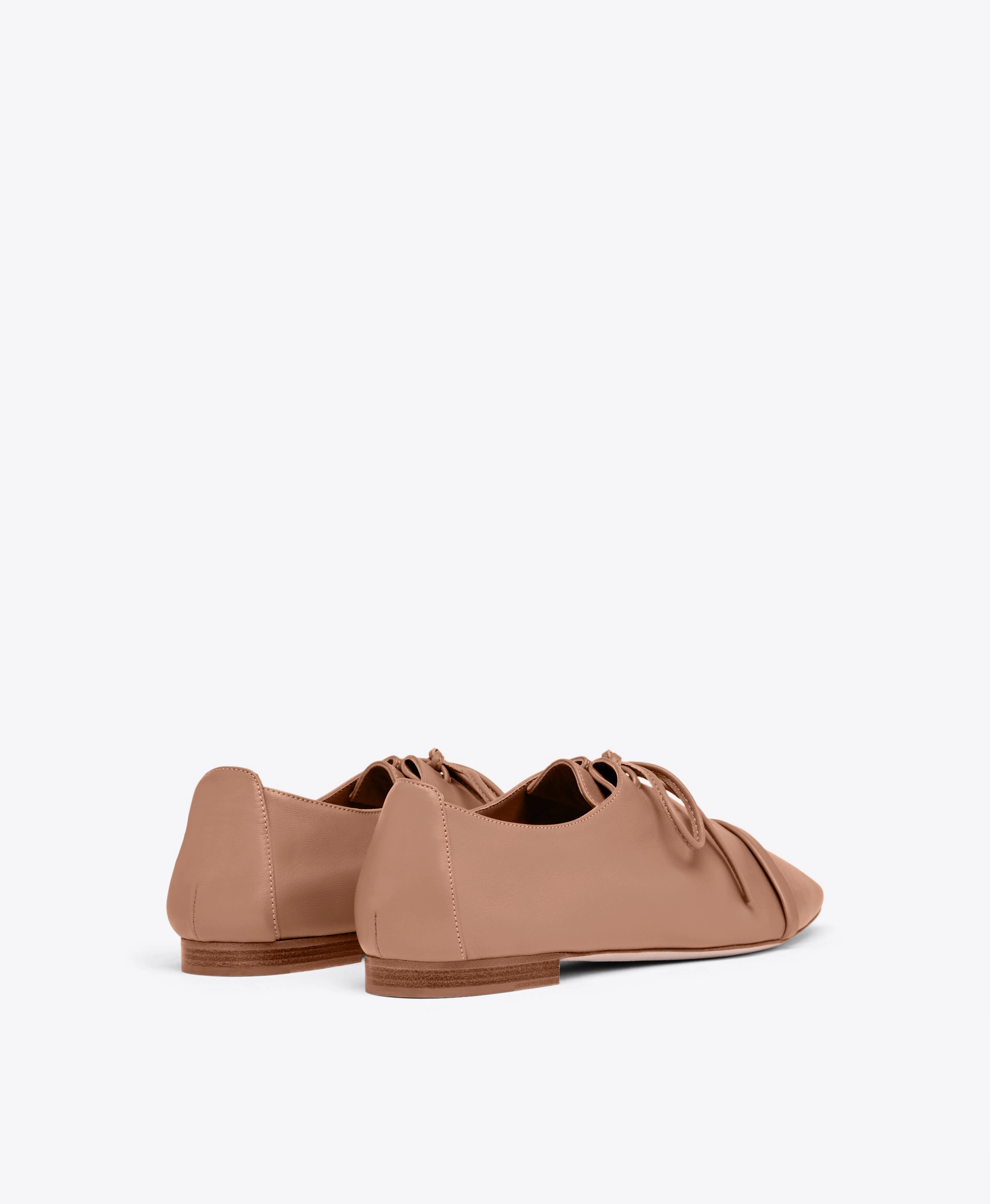 Jean Blush Leather Flats