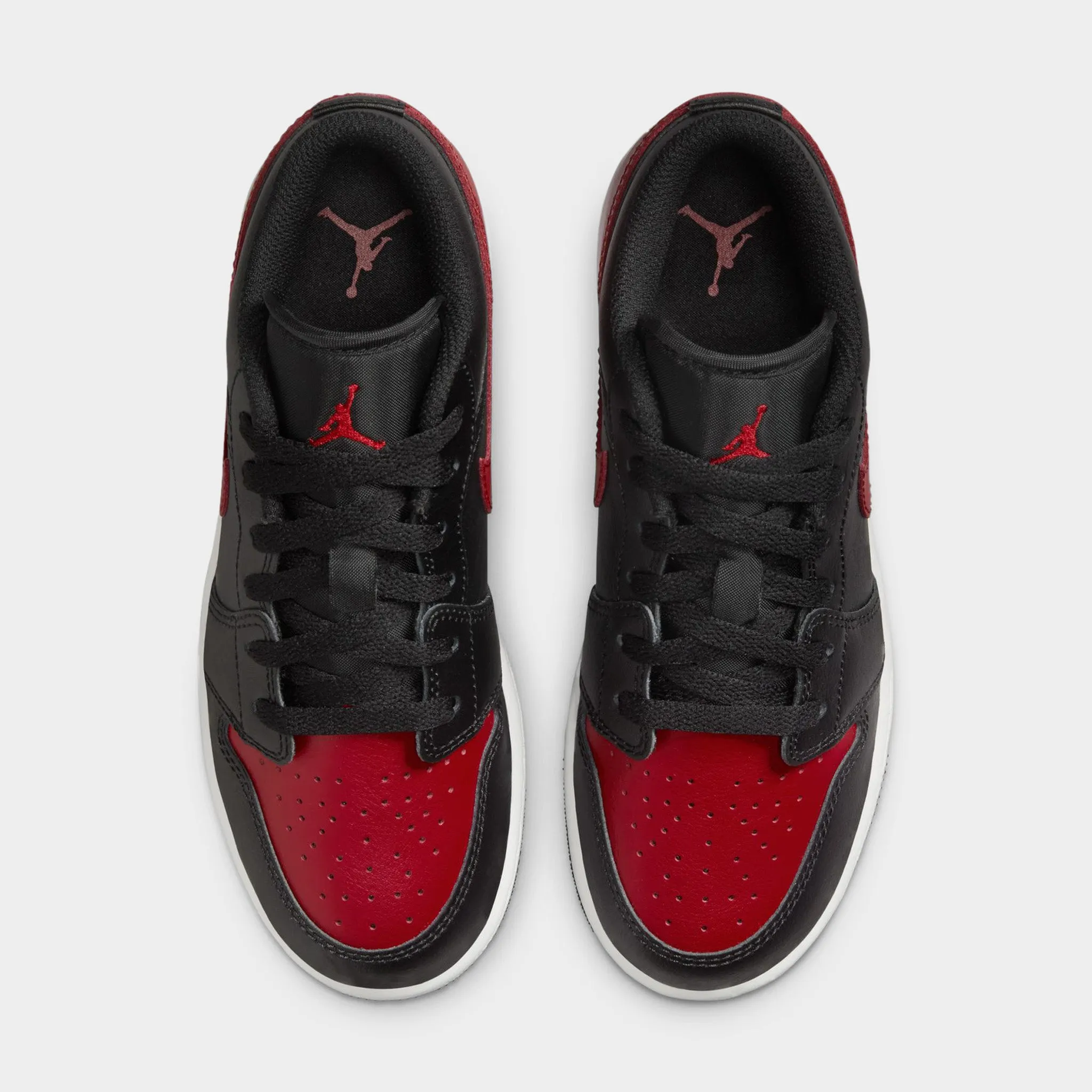 Jordan 1 Low GS Black / Varsity Red - Summit White